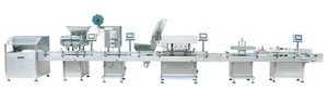 Automatic Granules Capsule Counting Bottling Filling Machine And Packaging Production Line