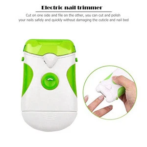 Automatic Nail Clippers Trimmer Cutter Electric Trimming Manicure File Toe Nail Clipper Nail Manicure Tool with Light