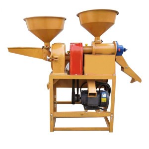 Automatic rice mill and flour grinder mill Integrated machine