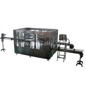 Automatic small bottle washing filling capping machine for carbonated drinks with CE certificate