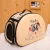 Import AZB129 Pet Carrier Bag Dog Cat Shoulder Bag Mesh Breathable Foldable Lovely Printed Travel Pet Bag from China