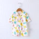 baby boys girls rompers 0-6 month clothes summer baby rompers 100% cotton baby clothes