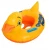 Import Baby children yellow duck boat swimming boat water boat inflatable animal swimming ring seat for kids from China