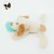 Import Baby Silicone ring Pacifier With Animal Plush Toy pacifiers toy with cover from China