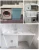 Import balcony Waterproof floor standing bathroom furniture stone corner laundry sink and cabinet from China