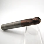 Ball End Mill 2 Flute HRC50  HRC55 HRC65 Nano Coating Hard Steel Cast Iron Brass Carbide Tool Tungsten Milling Cutter