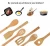 Import Bamboo 6 Piece Utensil Set,Wooden Cooking Spoons and Spatulas for Kitchen Tools,Perfect for Nonstick Pan and Cookware from China