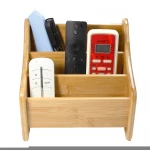 Bamboo Home or House Desktop Storage Box Make Up Organizer Bamboo Office Desk Organizer Storage Holder