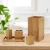 Bamboo luxury Bath Vanities Bathroom Accessories Set for Hotel Bathroom