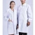 Import BAT LAB Good Quality Long Three Pocket Hospital Uniform White Medical Lab Coat from China