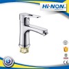 Bathroom accessories single hole basin faucet in thailand