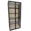 Bathroom furniture clear glass hanging cabinet