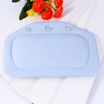 Bathroom Supplies Bathtub Pillow Bath Headrest Suction Cup Waterproof Spa Bath Pillows 21x31cm