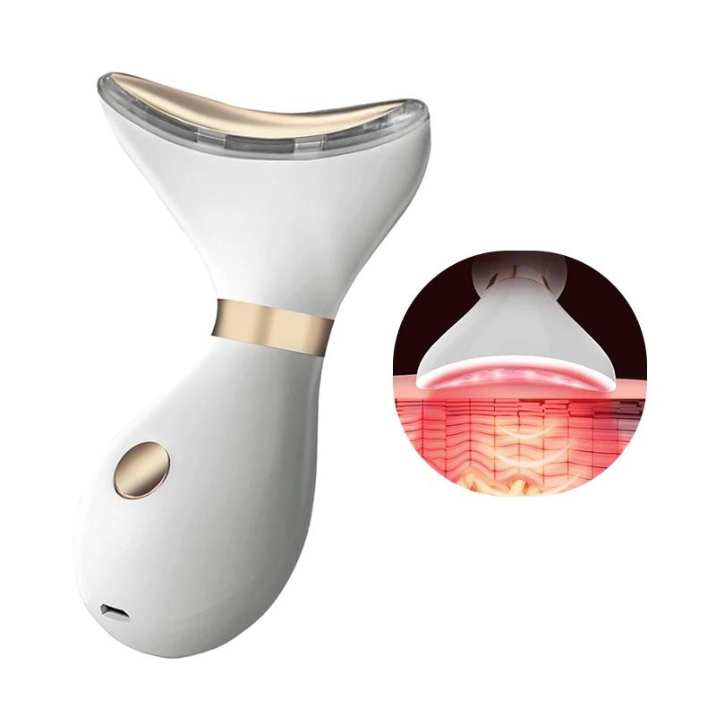 beauty tools portable skin care instrument face massager facial tightening led light therapy neck device