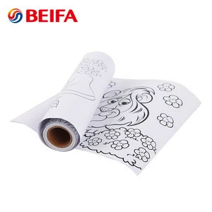 Beifa Brand PA0001 Cartoon Printing Kids Filling Color Painting Drawing Paper Roll