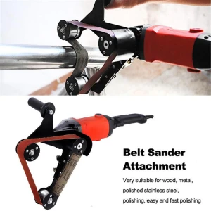 Belt Sander Attachment Aluminum Alloy Angle Grinder Adapter Bearing grinding support tool pipe support accessories