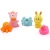 Import best non toxic float bubble cute animal 5packs baby bath toy from China