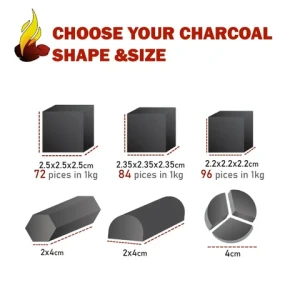 Best Quality  Coconut Shell Charcoal Red Coco from Indonesia for Barbeque