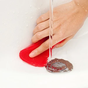 Best Sell Heat Resistant Flexible Cleaning Silicone Dish Brush