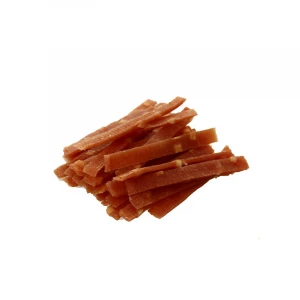 Best selling pet supplies dog food as organic dog training treats with high quality meat soft chicken jerky slice with cheese