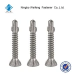 Bi-metal Screws/ Bimetal Screws, Countersunk Head Self-Drilling With Wing