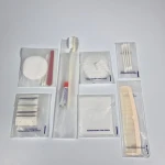 biodegradable corn starch sachet with print for eco friendly hotel guest amenities