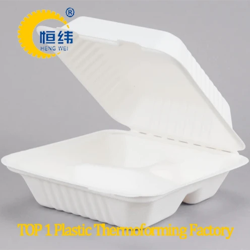 Biodegradable disposable tableware thermoforming machine