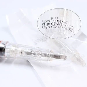 Biomaser 10PCS 9U Tattoo Needle Permanent Makeup Cartridge Needles For Tattoo Machine Kit Eyebrow Needle
