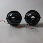 Bixenon Fog lights Projector Lens Bifocal  Driving Fog Lamps Retrofit High Low Kit Car Motorcycle Universal Waterproof