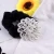 Import Black Flannel Rhinestone Bow crystal pearl elastic hair bands metal alloy rhinestone flower hair ring from China