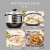 Import Black Luxury Cooker Multifunctional Cookware 5L Electric Pressure Cooker Stainless Steel Inner Pot from China