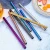 Import Boba Stainless Straw Eco Reusable Bubble Tea Drinking Straw Rose gold Metal straw from China