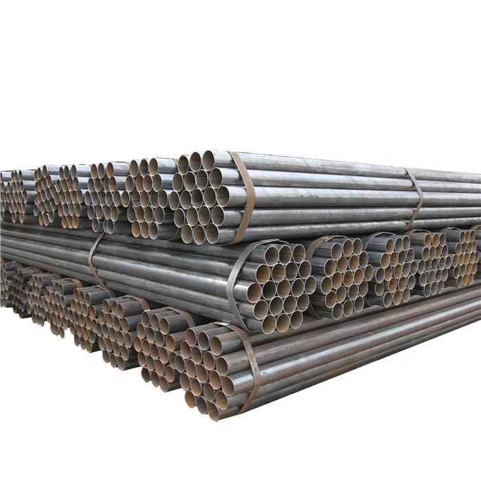 Bottom price MS low carbon round steel pipes and tubes For Construction
