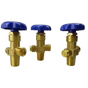 Brass cylinder valve   Oxygen control cylinder valve