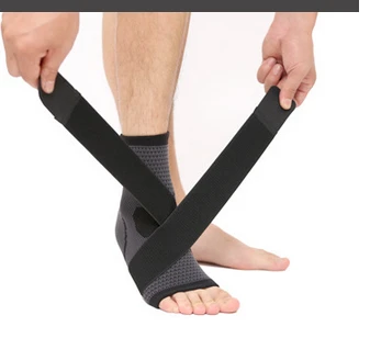 Breathable Adjustable Foot Support Stabilizer Knee Ankle Brace