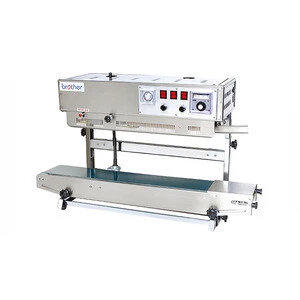 Brother Packing 1000LW Vertical Continuous Band Sealer Bag Sealing Machine With Solid-Ink Printing