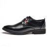 Brown genuine soft comfortable calf custom made  leather shoe Italian style casual men business dress shoe