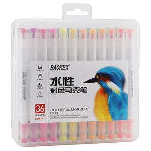 Brush tip water soluble marker washable uv marker pen