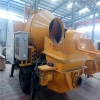 Buliding Used Price New 40m3/h 400L Capacity Mobile Concrete Mixer Pump For Sale