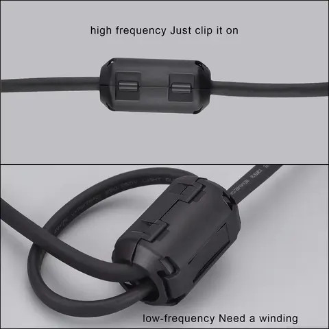 Buy Cable Noise Filter Anti-interference Magnetic Ring Noise Suppressor ...