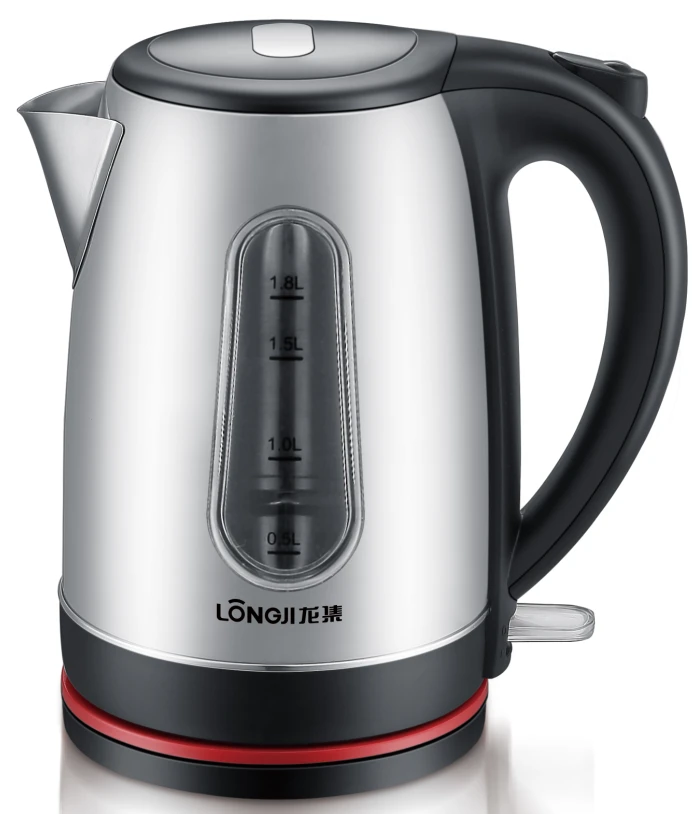 Canton fair welcome item LONGJI electric kettle high class water kettle LJ-8810S home and hotel use heating jug kettle pot