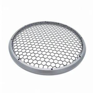 Car Audio Refitting 12-Inch Aluminium Alloy Frame with Black Steel Mesh Woofer Grill Speaker Grill Cover