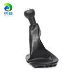 Car Shift Gear Knob Chrome Caps Gear Knob with boot For Peugeot 106 205 206 306 406 207 307 407