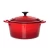 Import Cast iron casserole, cooking pot with enamel coating from China