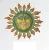 Import cast iron sun face home decoration metal wall plaque from China