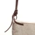 Import Casual Durable Linen Fabric Crossbody Messenger Zipper Bag With Long Shoulder Strap For Girls from China