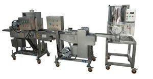 CE approved automatic hamburger patty machine beef burger equipement production line