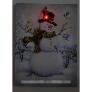 CE Certified latest tree painting with led light for holiday cheap factory price china wholesale