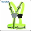 CE EN ISO 20471:2013Outdoor Jogging CyclingAdjustable lightweight Waist Belt Armband Ankle Bands high visibility reflective vest