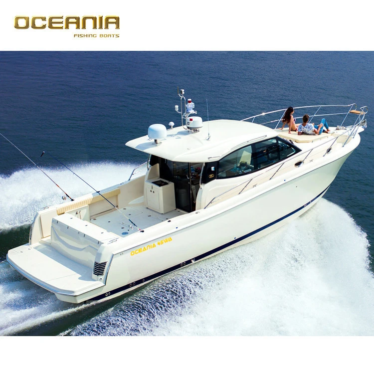 ce fiberglass fishing luxury yacht cabin cruiser boats